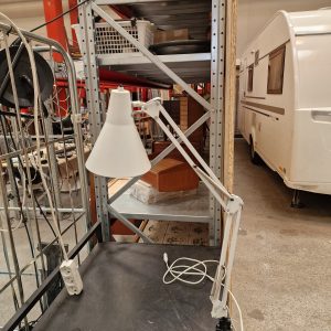 Arkitektlampe, hvid