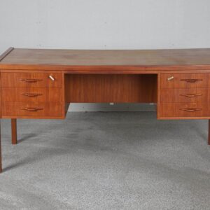 Skrivebord i teak - Image 1