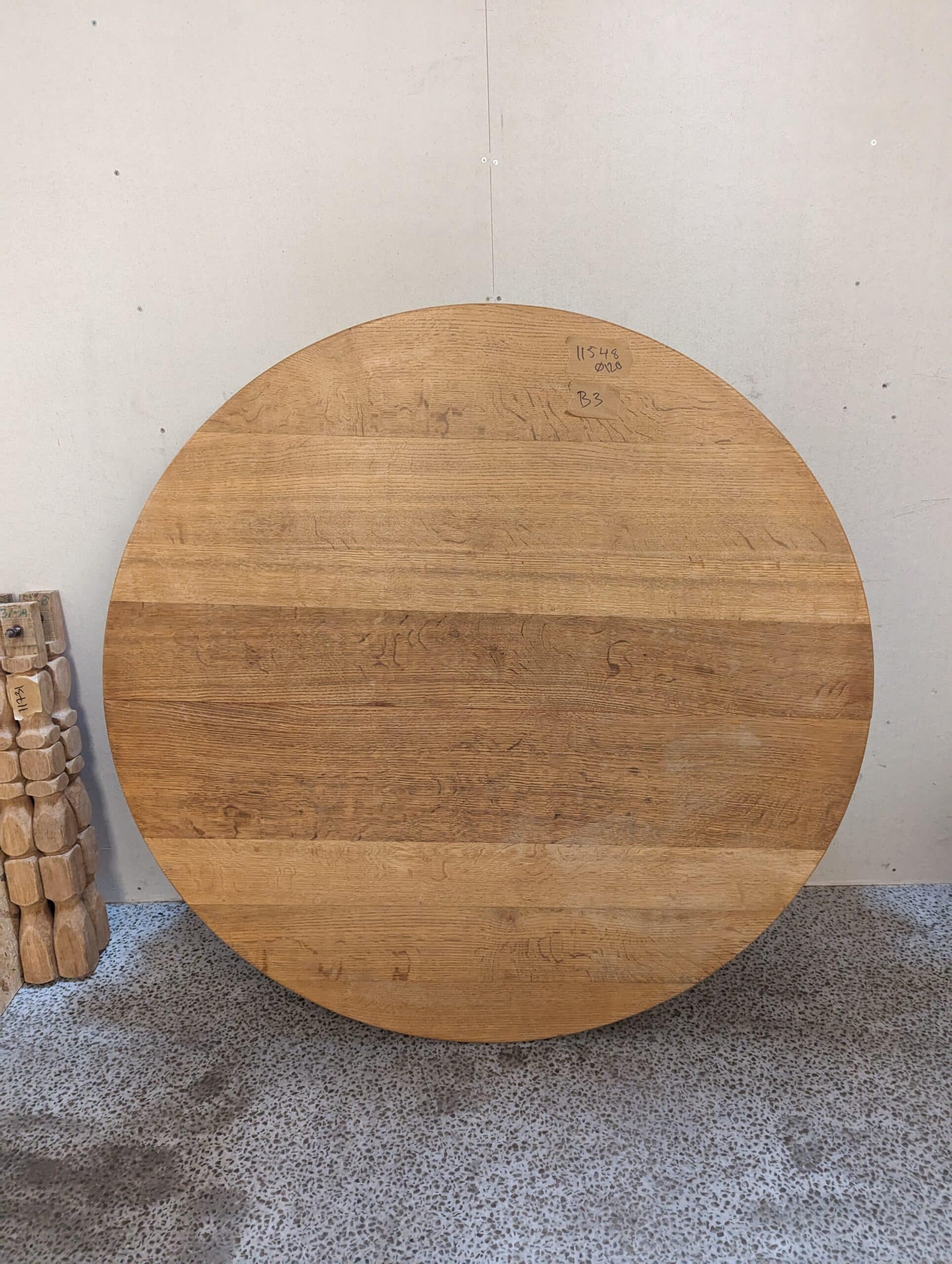 rundt spisebord i egetræ, b3 - Image 2