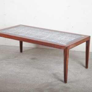 Sofabord med Royal Copenhagen kakler - Image 3