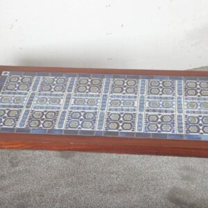 Sofabord med Royal Copenhagen kakler - Image 1