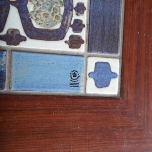 Sofabord med Royal Copenhagen kakler - Image 2