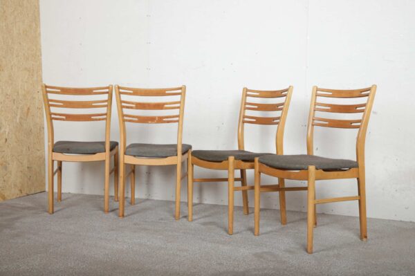 Fire spisestole i teak, Farstrup 219