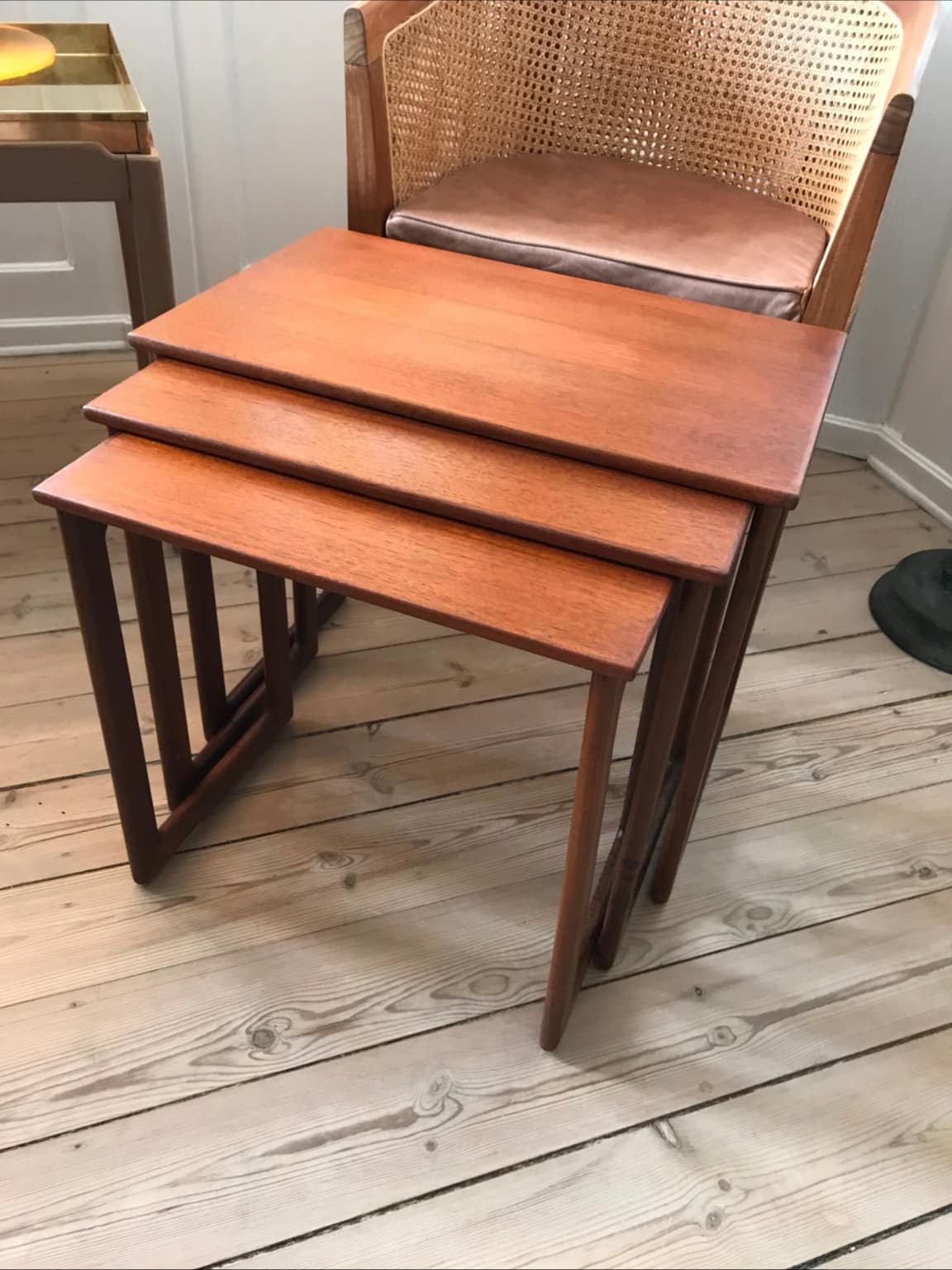 Indskudsborde, teaktræ, Arne Wahl Iversen - Image 1