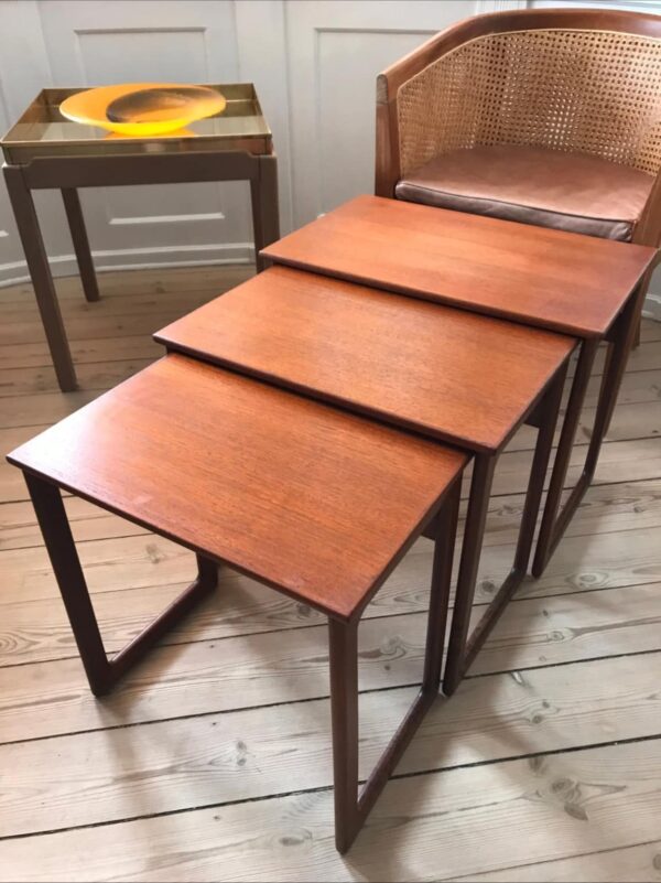 Indskudsborde, teaktræ, Arne Wahl Iversen