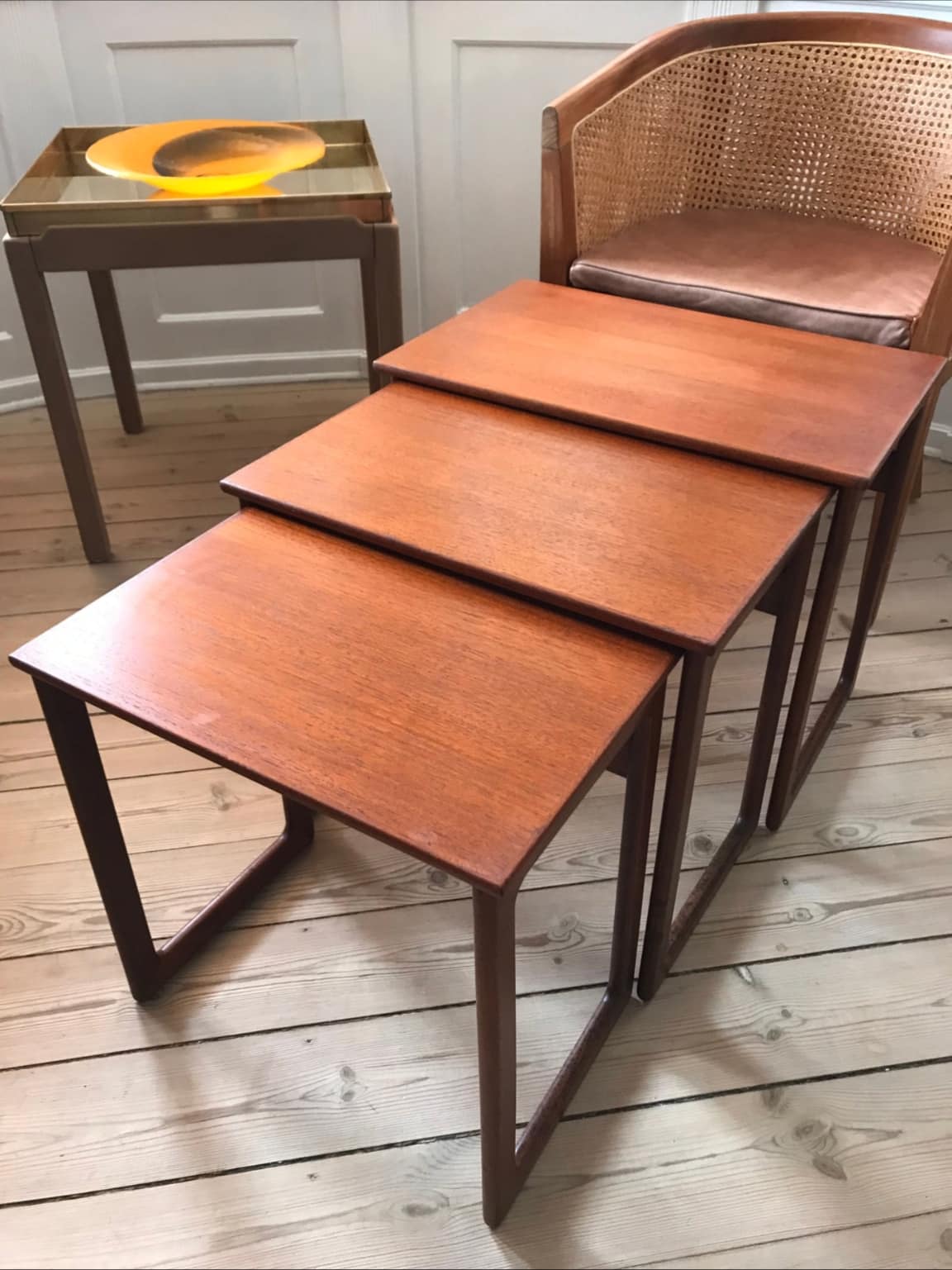 Indskudsborde, teaktræ, Arne Wahl Iversen - Image 2