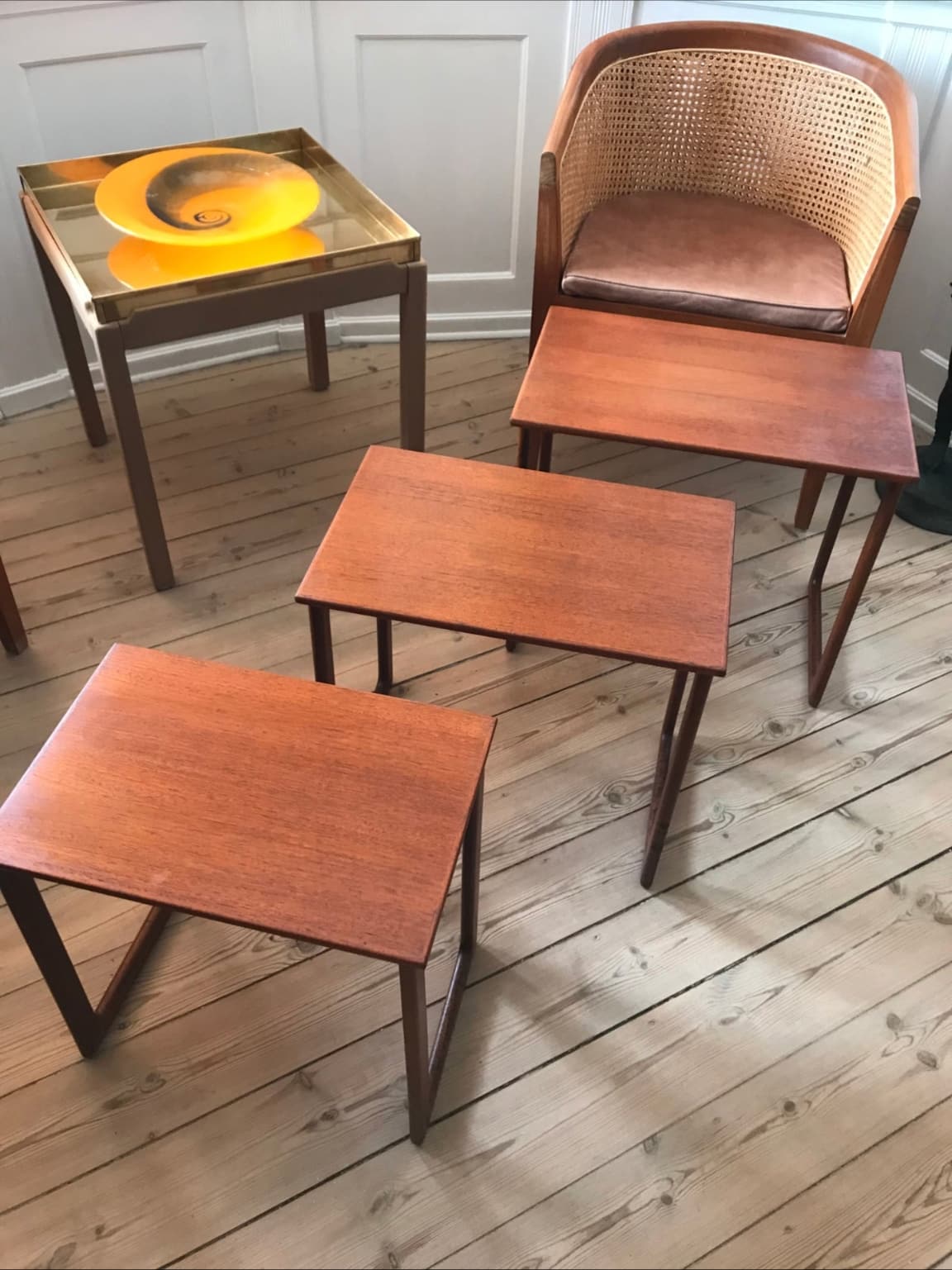 Indskudsborde, teaktræ, Arne Wahl Iversen - Image 3