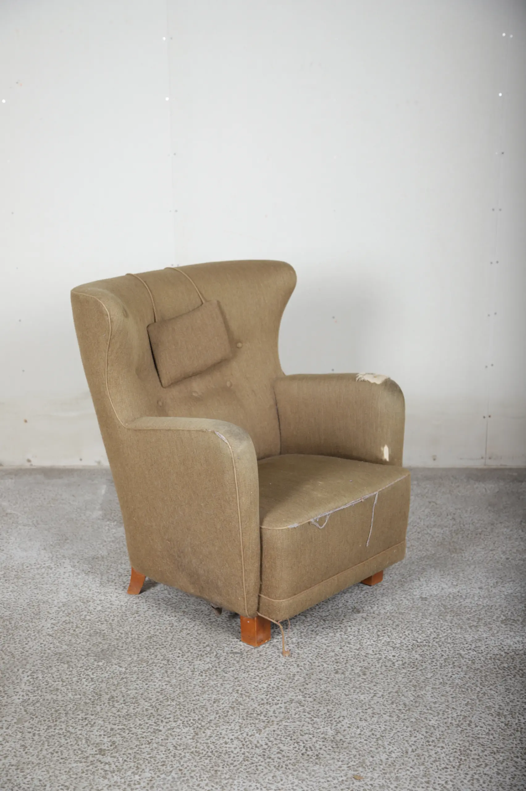 Overpolstret lænestol