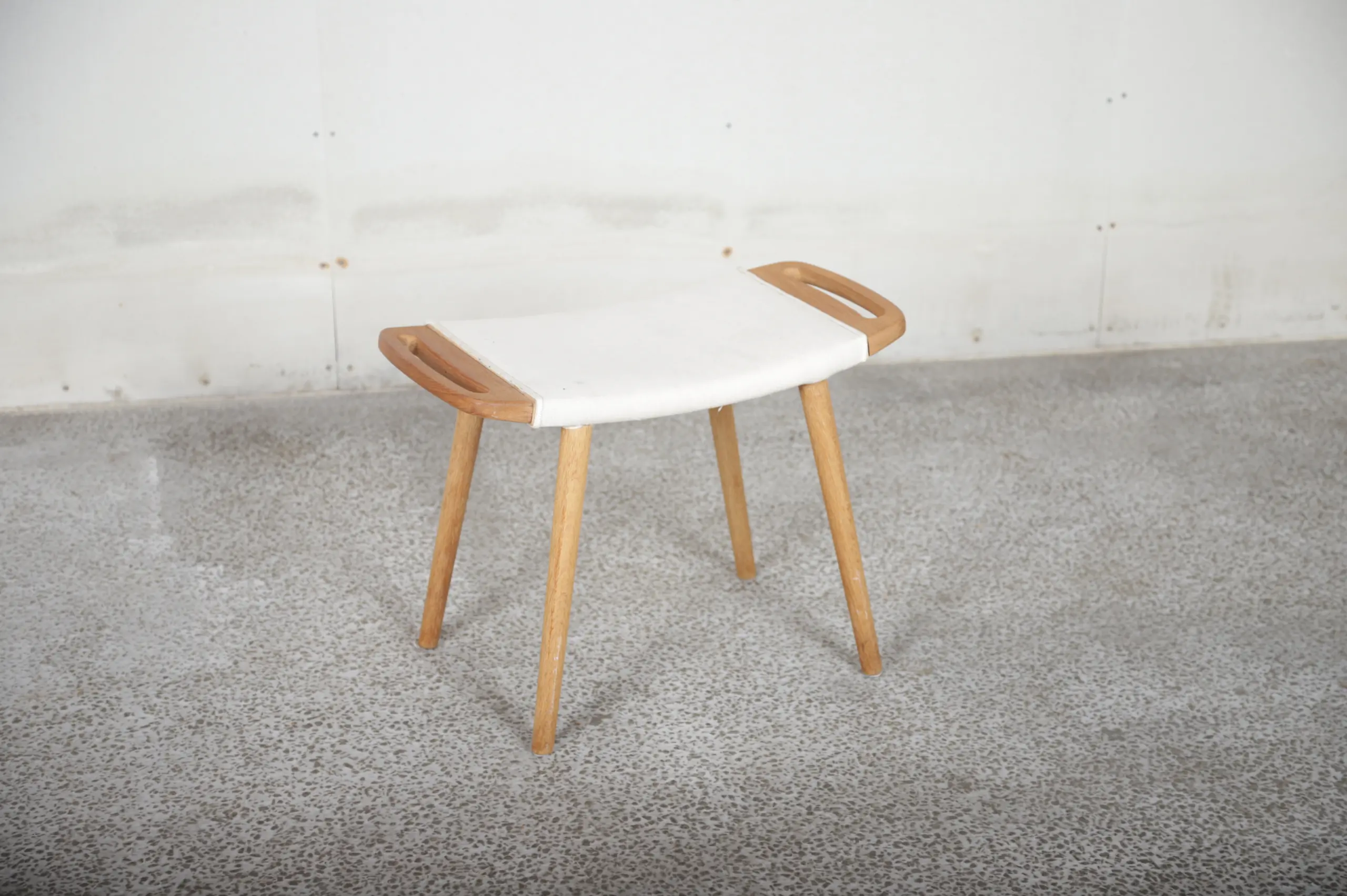 Skammel, eg og teak - Image 1