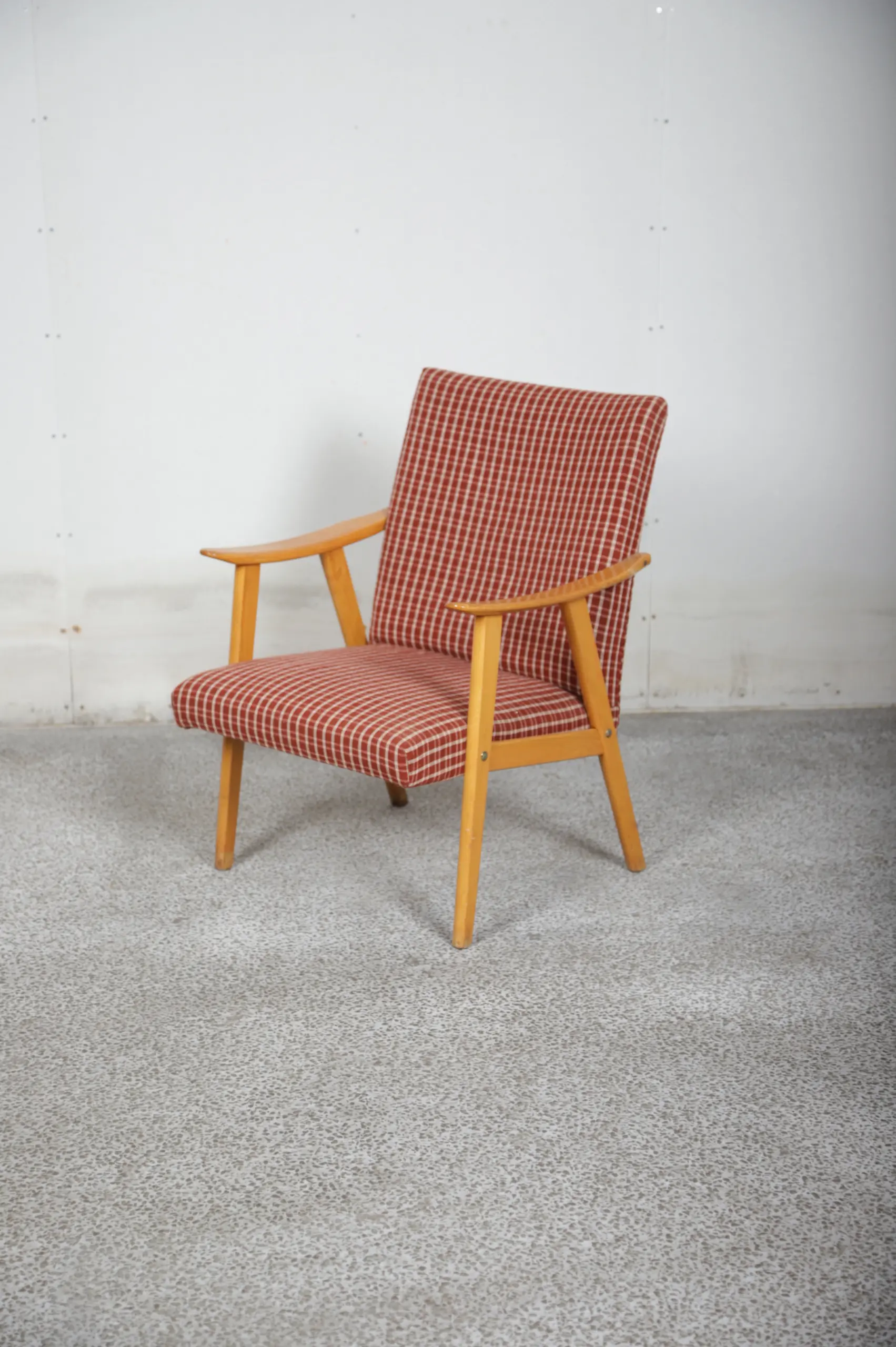 Lænestol, rødternet