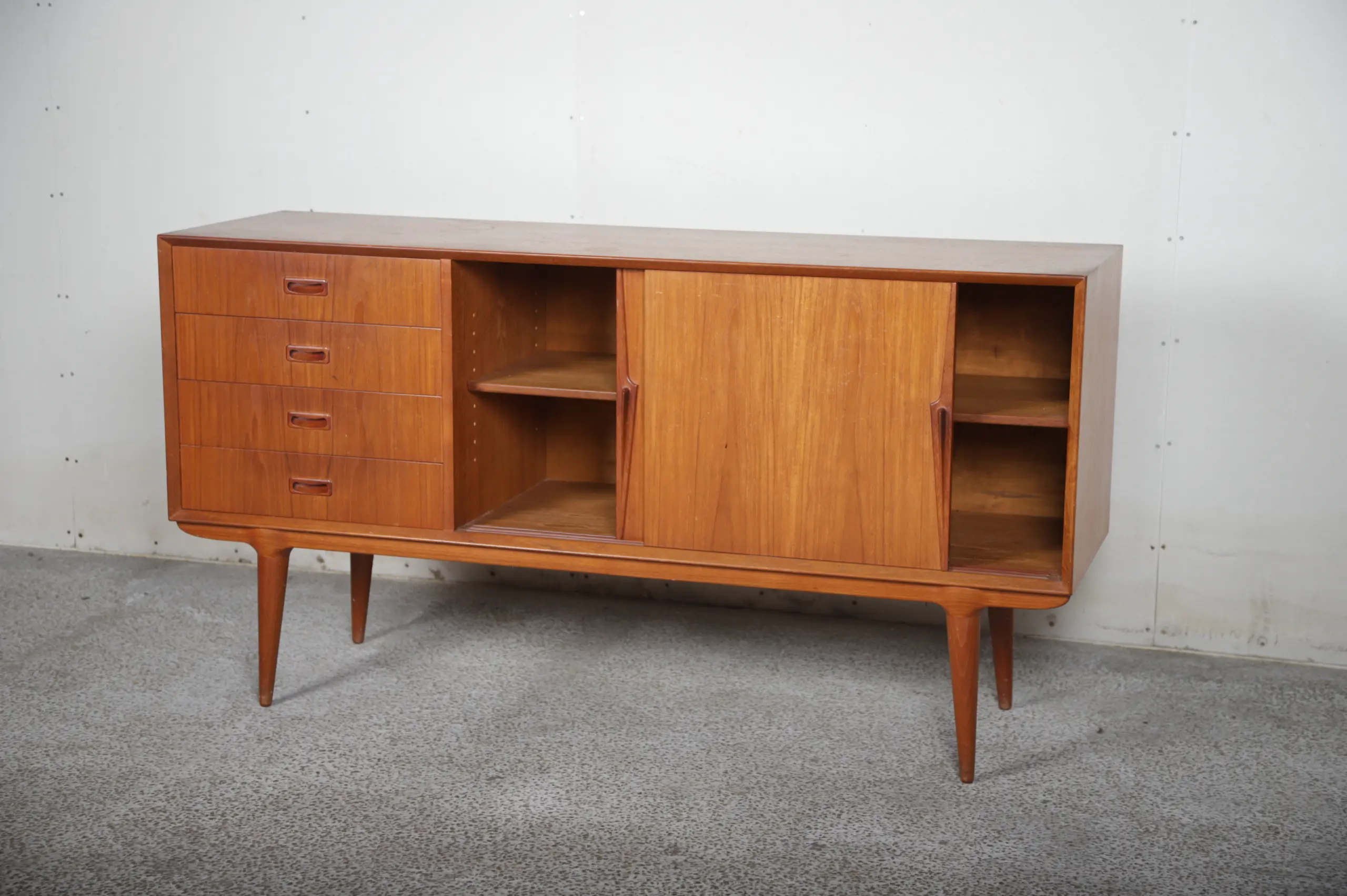 Lav skænk i teak, Omann jr, Model nr 12 - Image 2