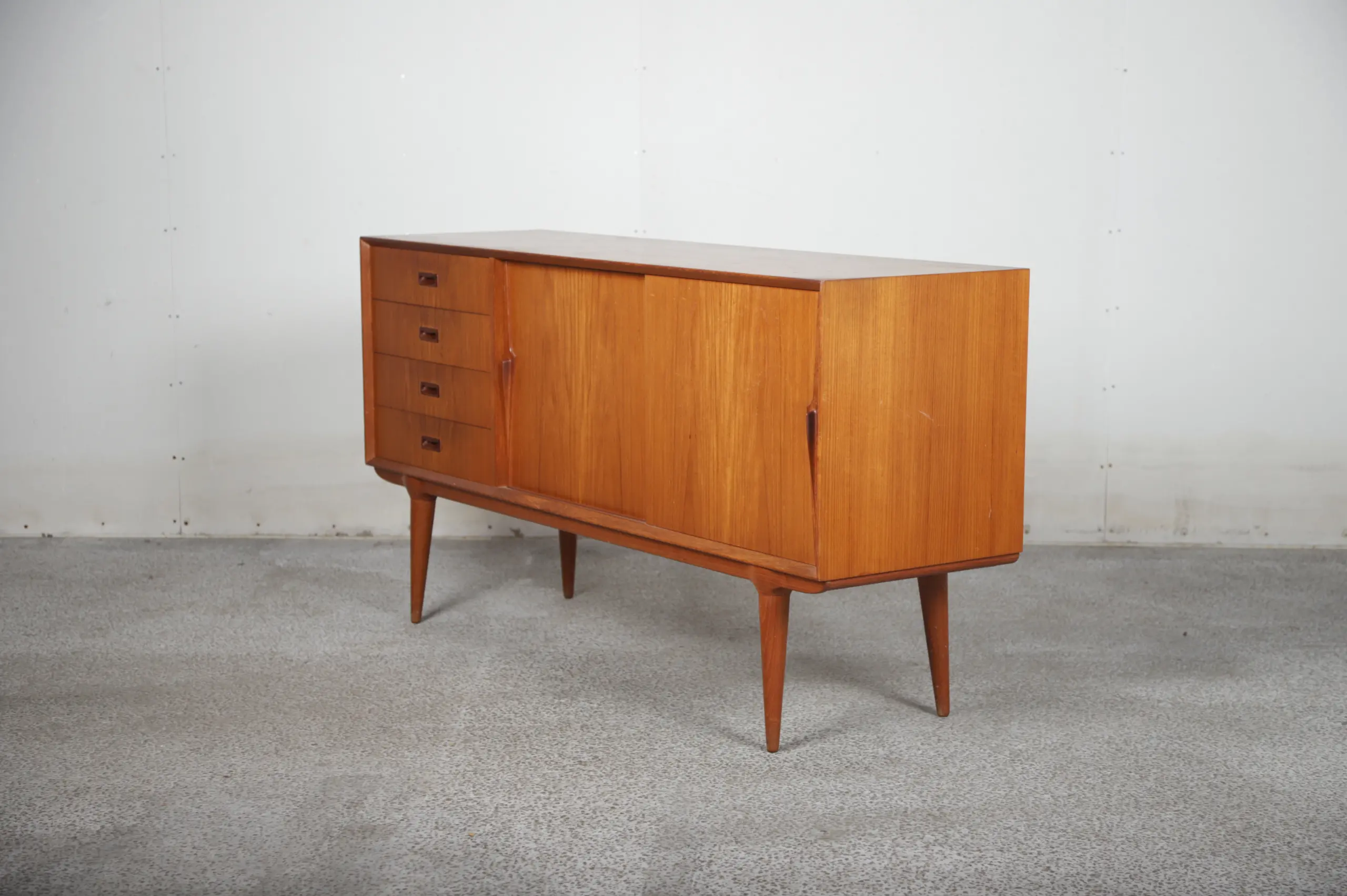 Lav skænk i teak, Omann jr, Model nr 12 - Image 4