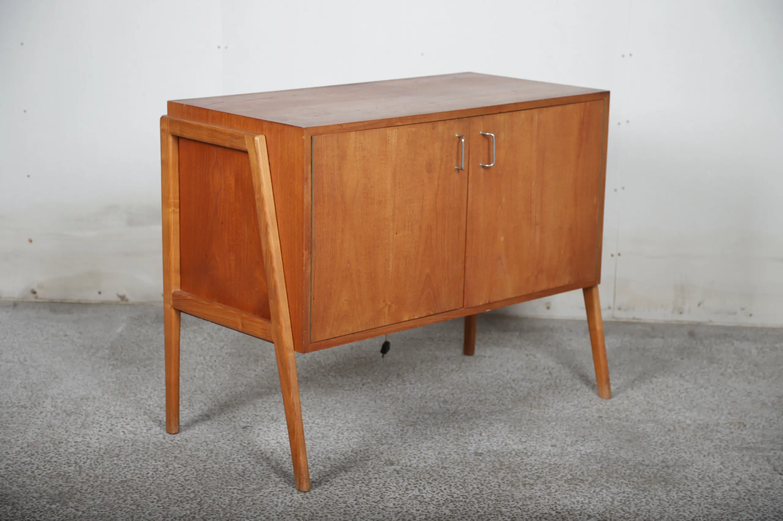 Pladespiller-skab, teak