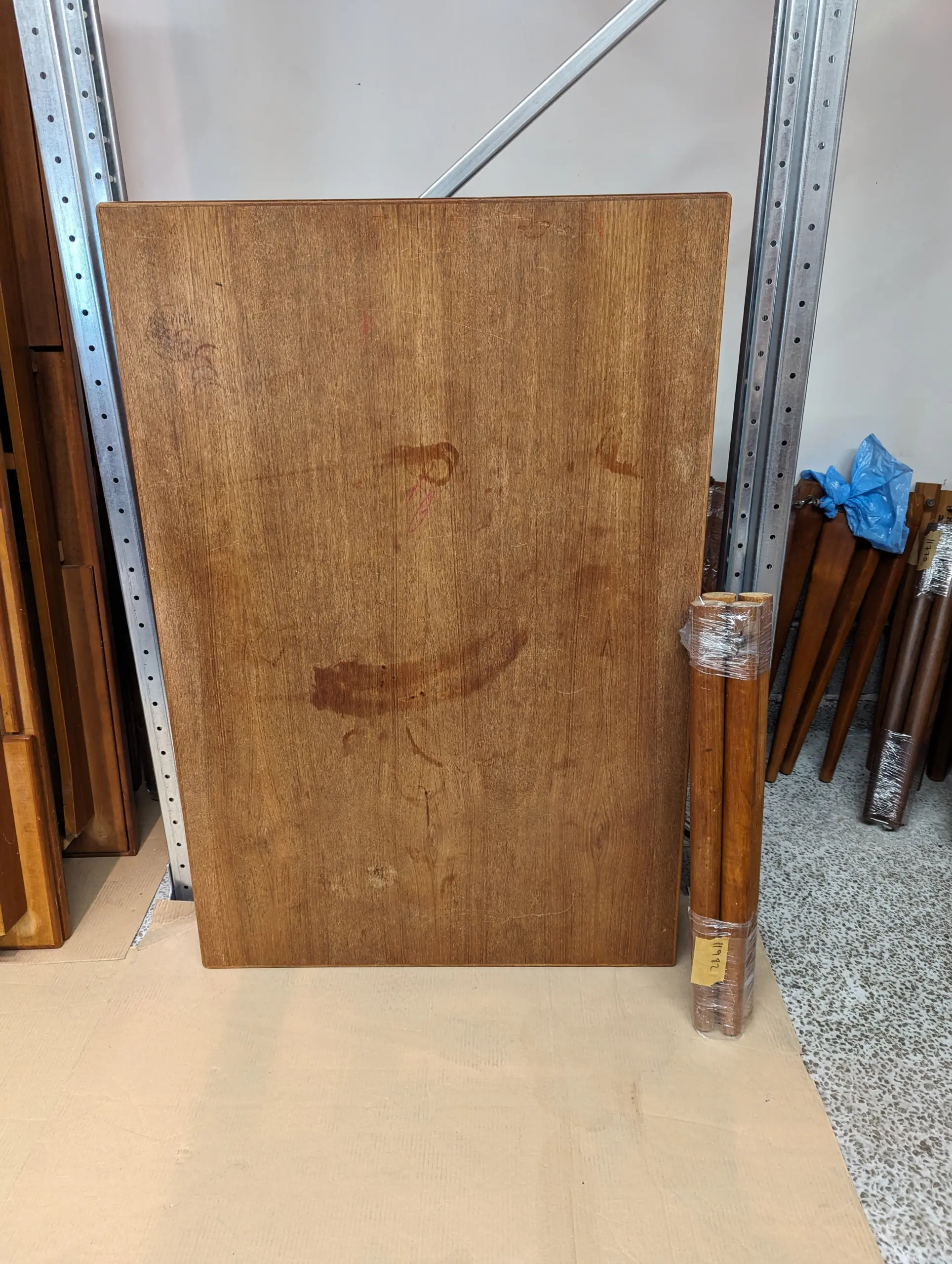 Spisebord, Teak, b: 80 l: 124 - Image 1