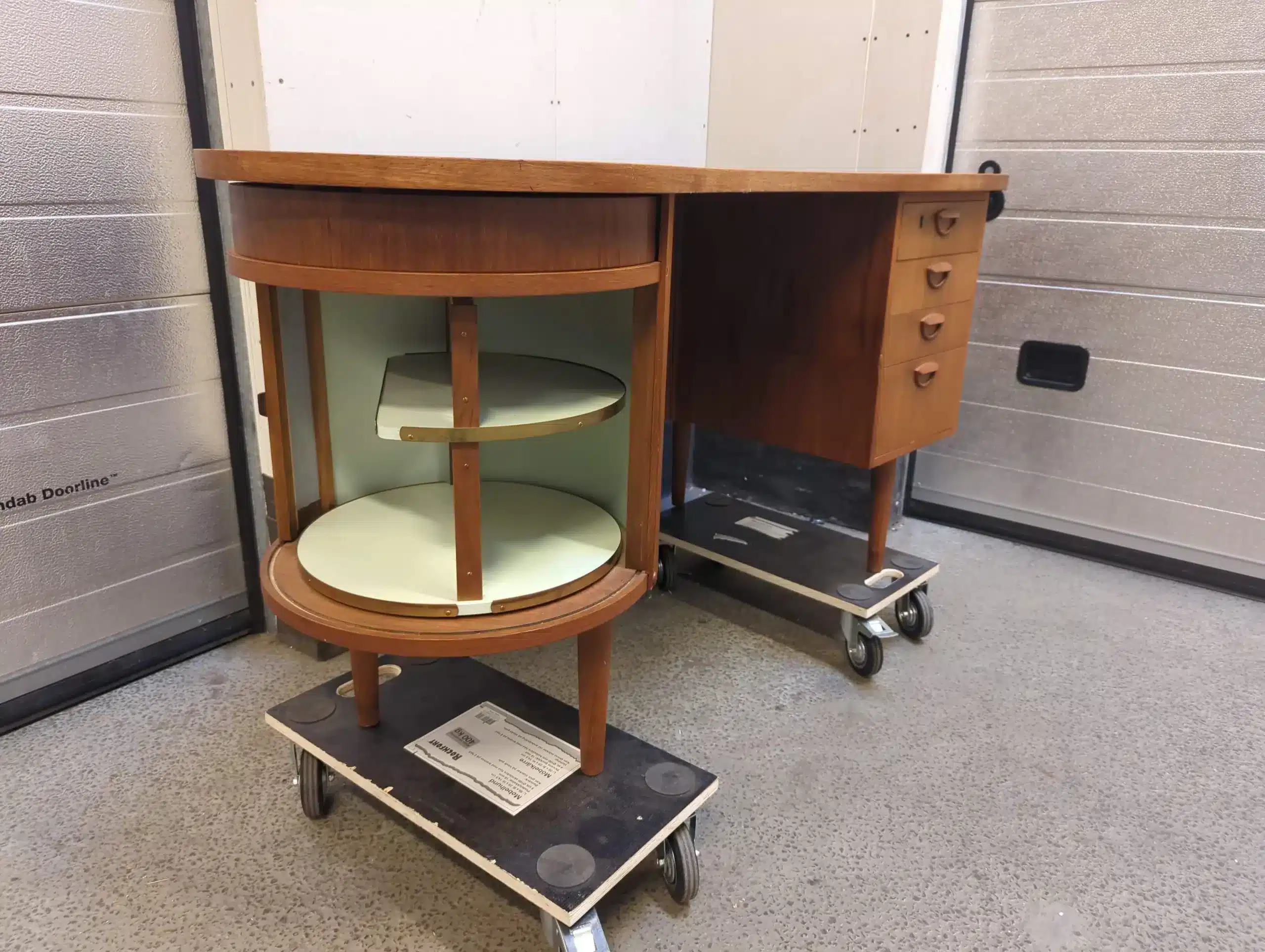 Skrivebord, teak, Kai Kristiansen - Image 4