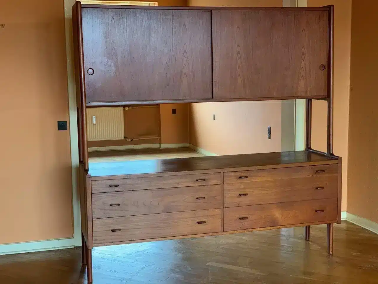 Wegner RY-20, todelt høj skænk, teak - Image 1