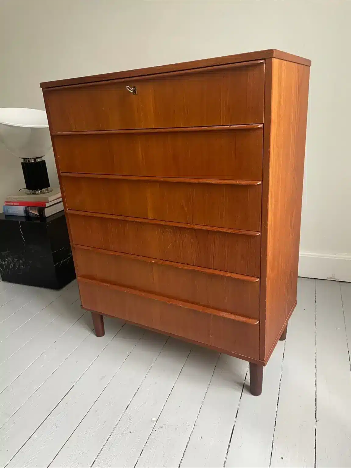 Kommode, teaktræ, b: 77 d: 40 h: 100