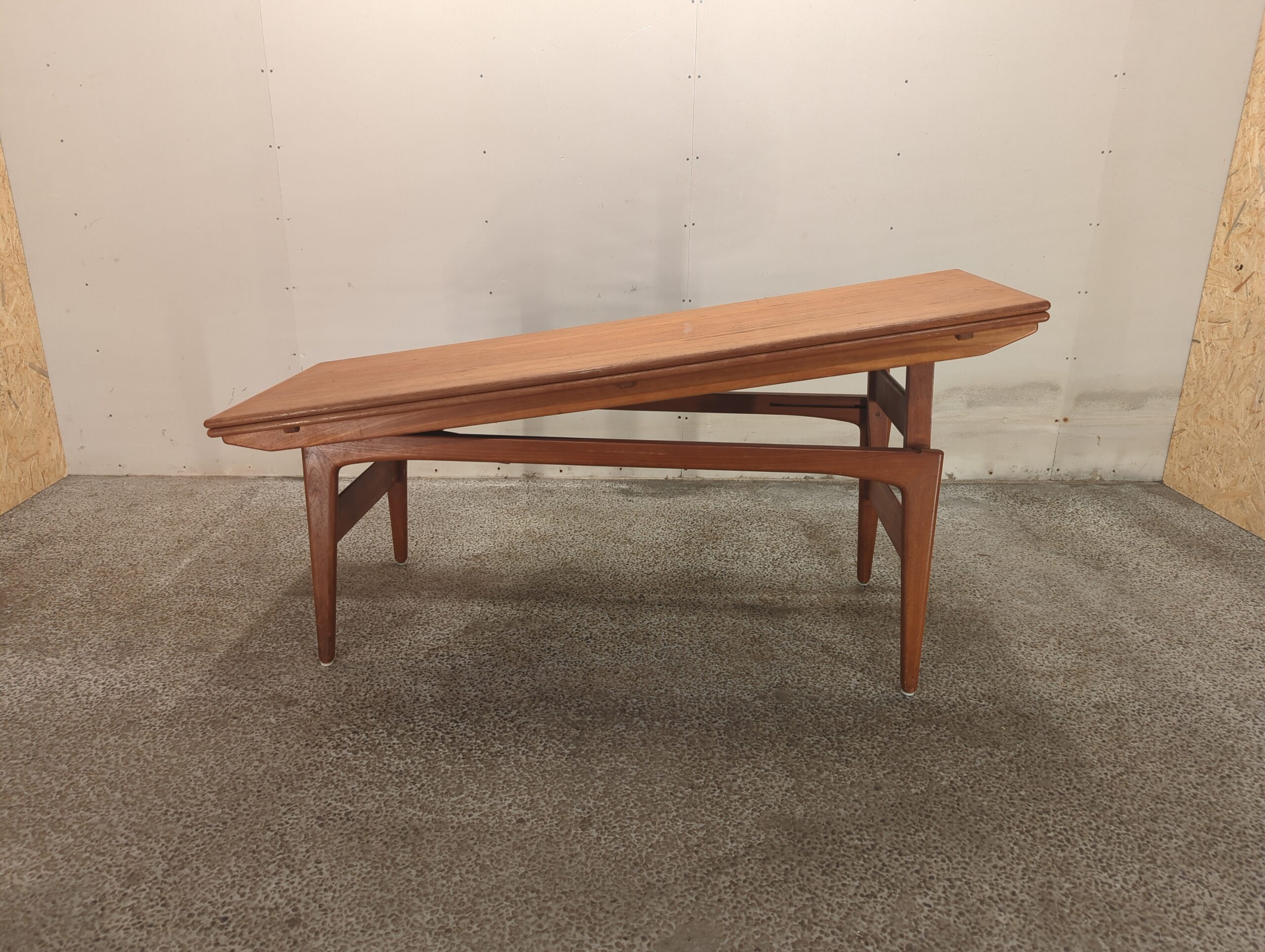 Københavnerbord/sofabord/spisebord, teak - Image 1