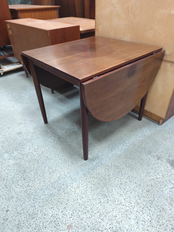 Spisebord med tillægsplader og endeklapper, palisander