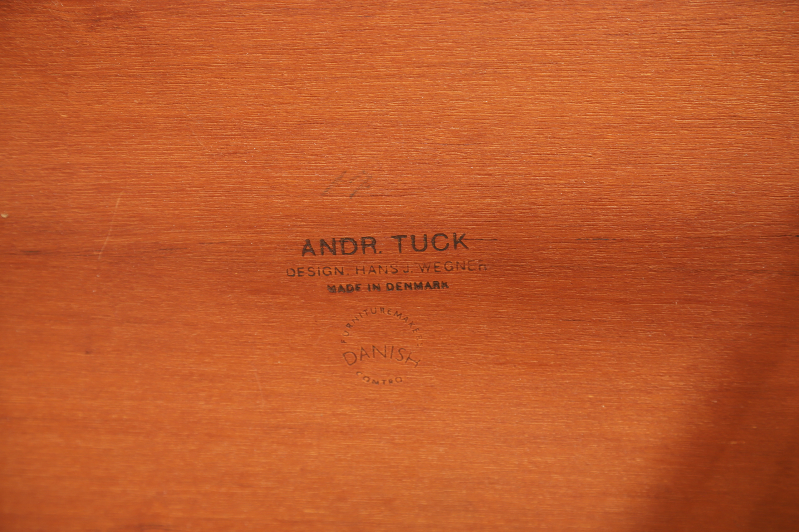 Indskudsborde i teak, Hans J. Wegner/ Andreas Tuck. Model AT40 - Image 3