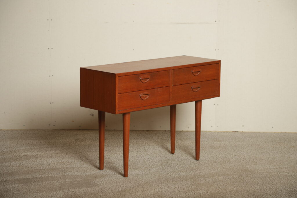 Entrékommode med fire skuffer, teak, Kai Kristiansen