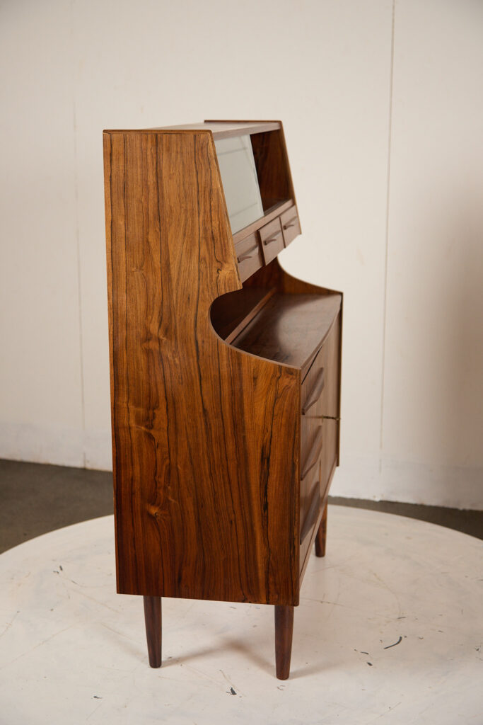 Chatol med skuffer og skriveplade, Gunnar Falsig, palisander