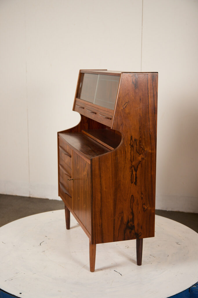 Chatol med skuffer og skriveplade, Gunnar Falsig, palisander