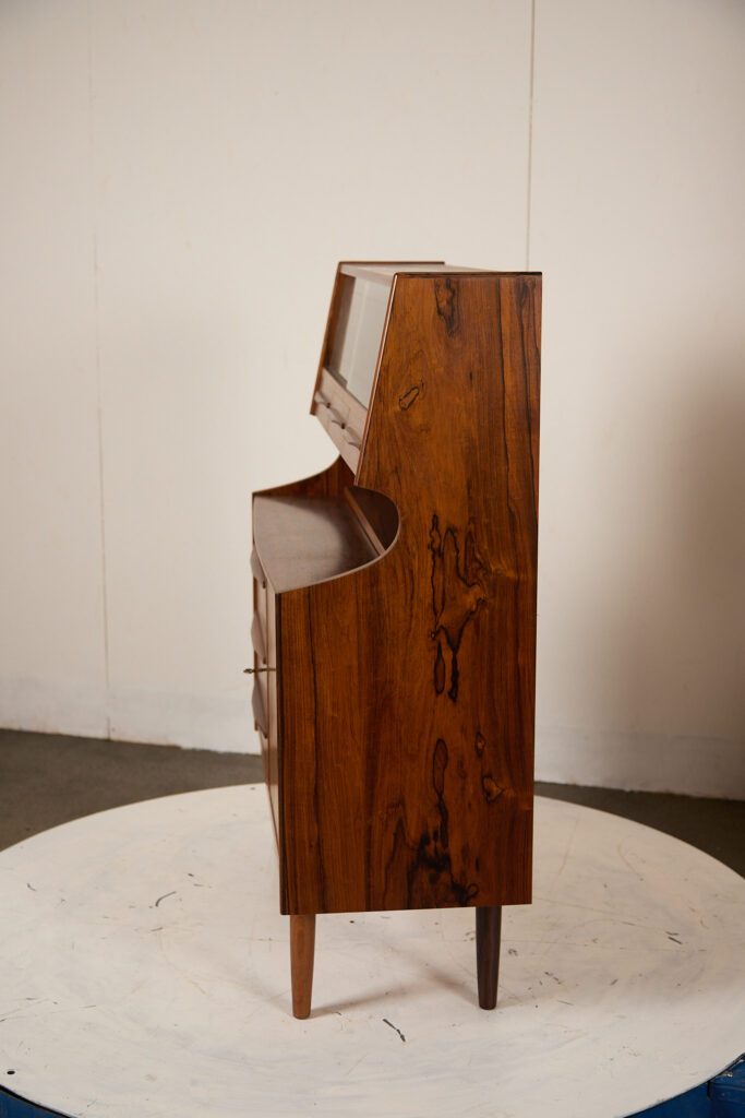 Chatol med skuffer og skriveplade, Gunnar Falsig, palisander