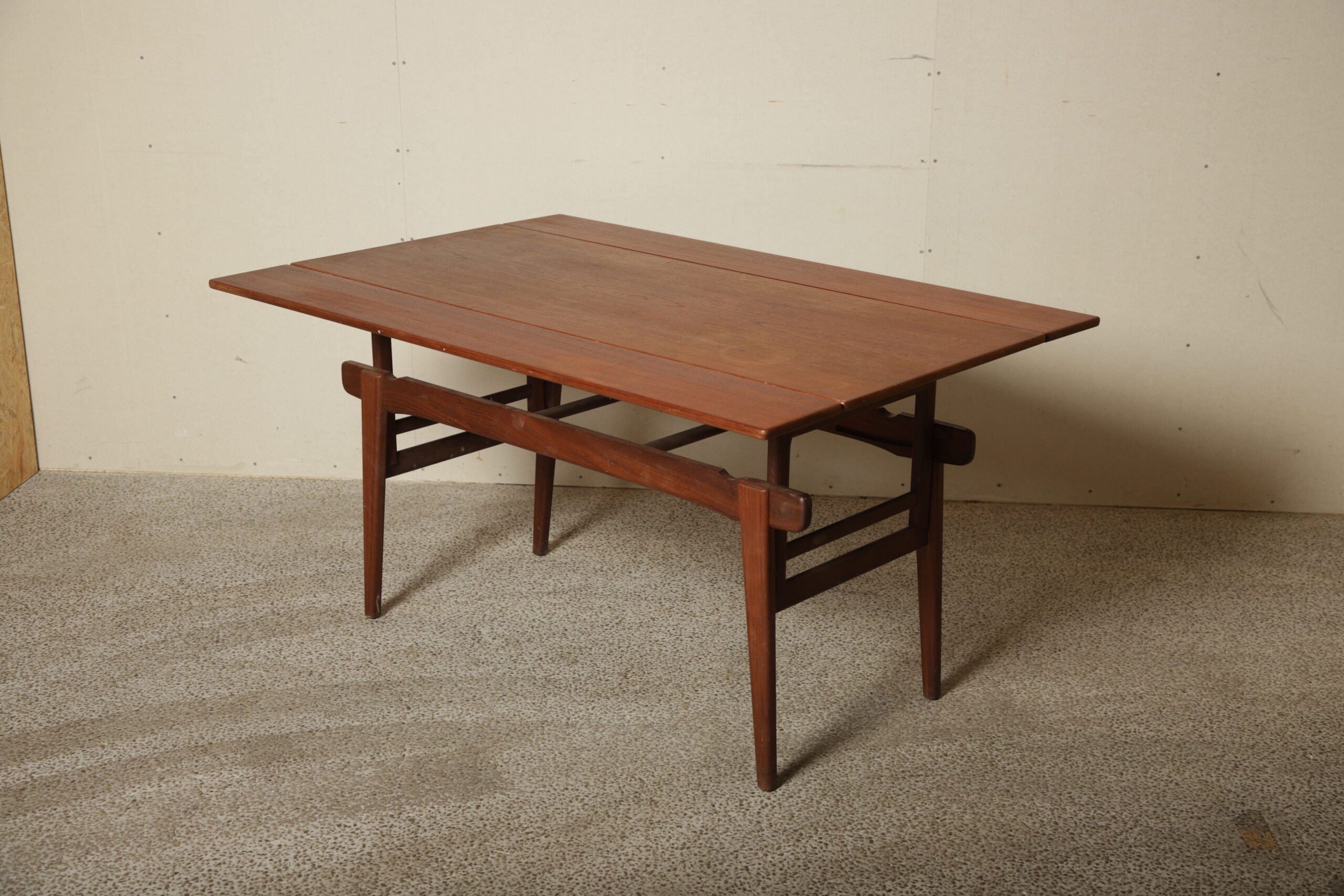 Københavnerbord, kombineret sofa- og spisebord, teak - Image 1