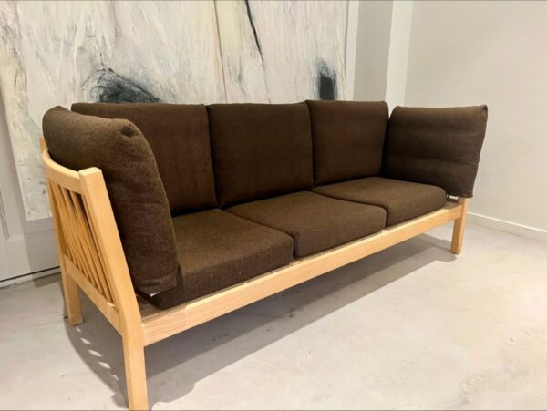 Trepersoners sofa, egetræ, Andreas Hansen model AH303
