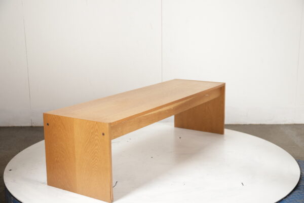 Bænk, egetræ, vintage ikea