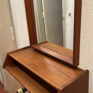 Spejl og hylde, teak, Aksel Kjersgaard - Image 1