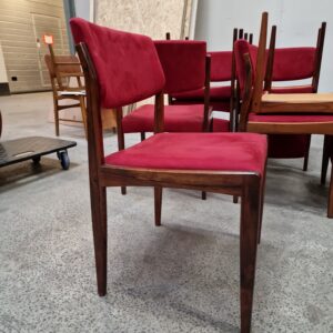 Otte stk spisestole af Bramin, palisander - Image 5