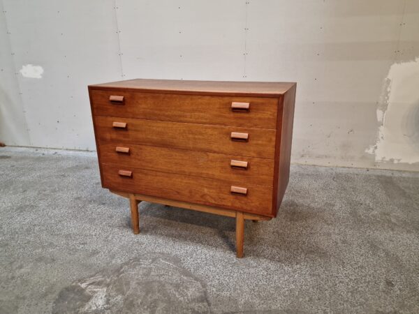 Kommode med fire brede skuffer, teak, Børge Mogensen #2