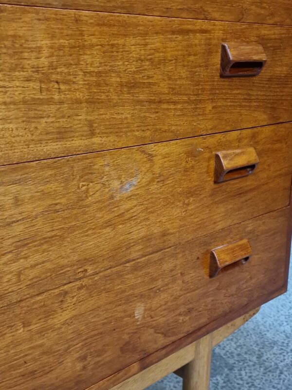 Kommode med fire brede skuffer, teak, Børge Mogensen #2