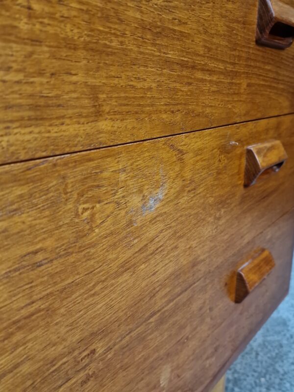 Kommode med fire brede skuffer, teak, Børge Mogensen #2