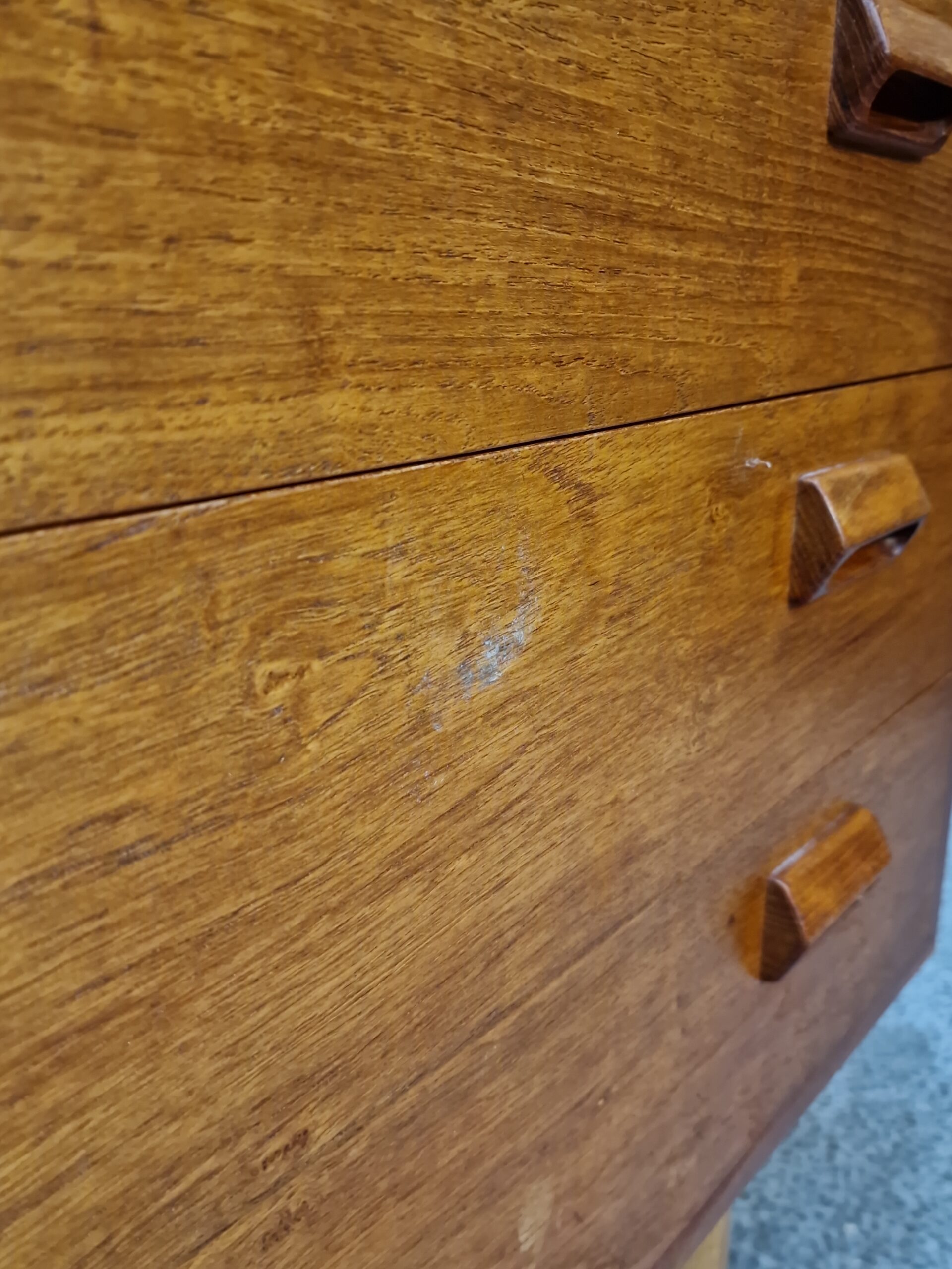 Kommode med fire brede skuffer, teak, Børge Mogensen #2 - Image 13