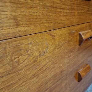 Kommode med fire brede skuffer, teak, Børge Mogensen #2 - Image 14