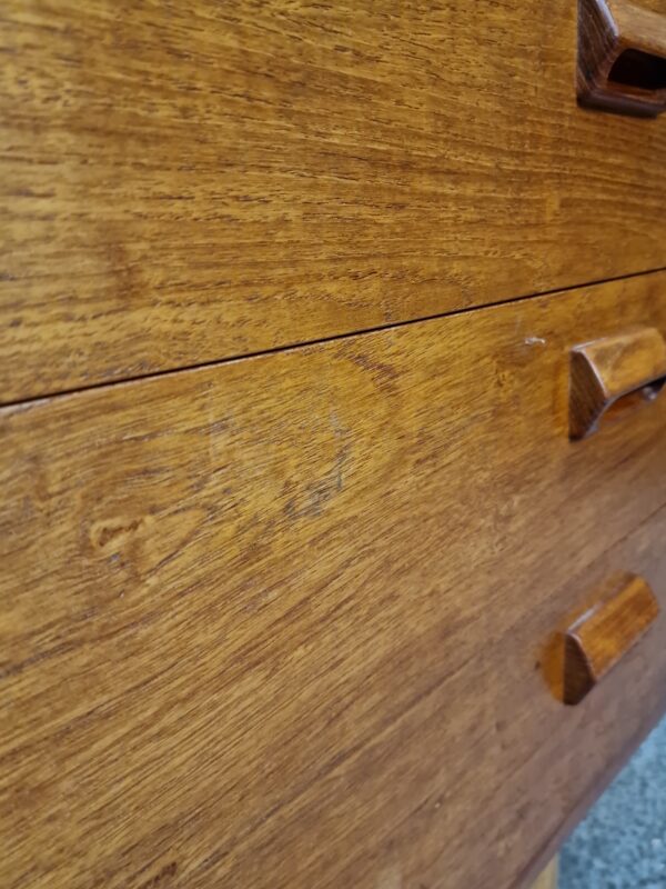 Kommode med fire brede skuffer, teak, Børge Mogensen #2