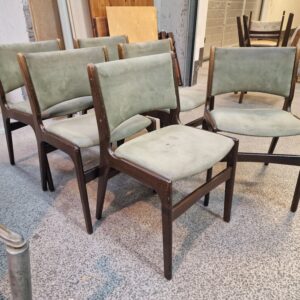 Seks spisestole, bejdset eg, Erik Buch model 89 - Image 3