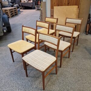 Seks spisestole, Vestervig Eriksen, teak - Image 3