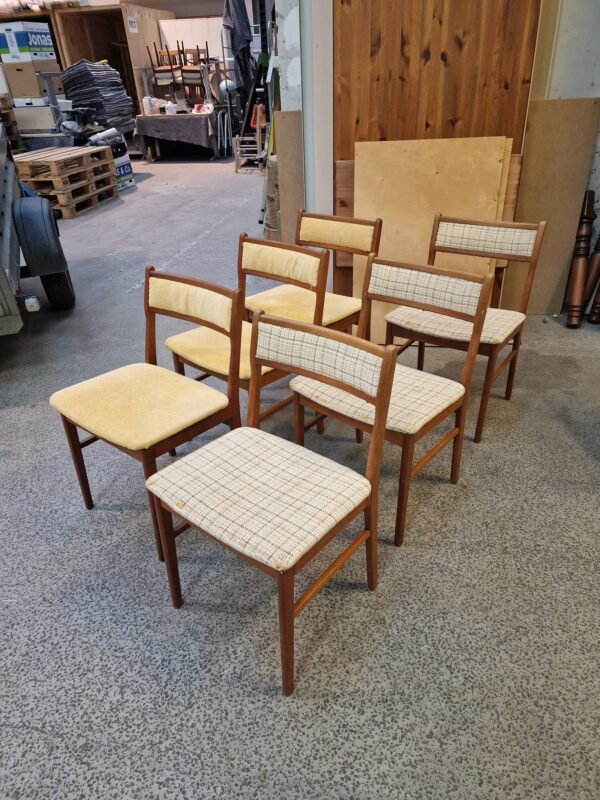 Seks spisestole, Vestervig Eriksen, teak - Image 4