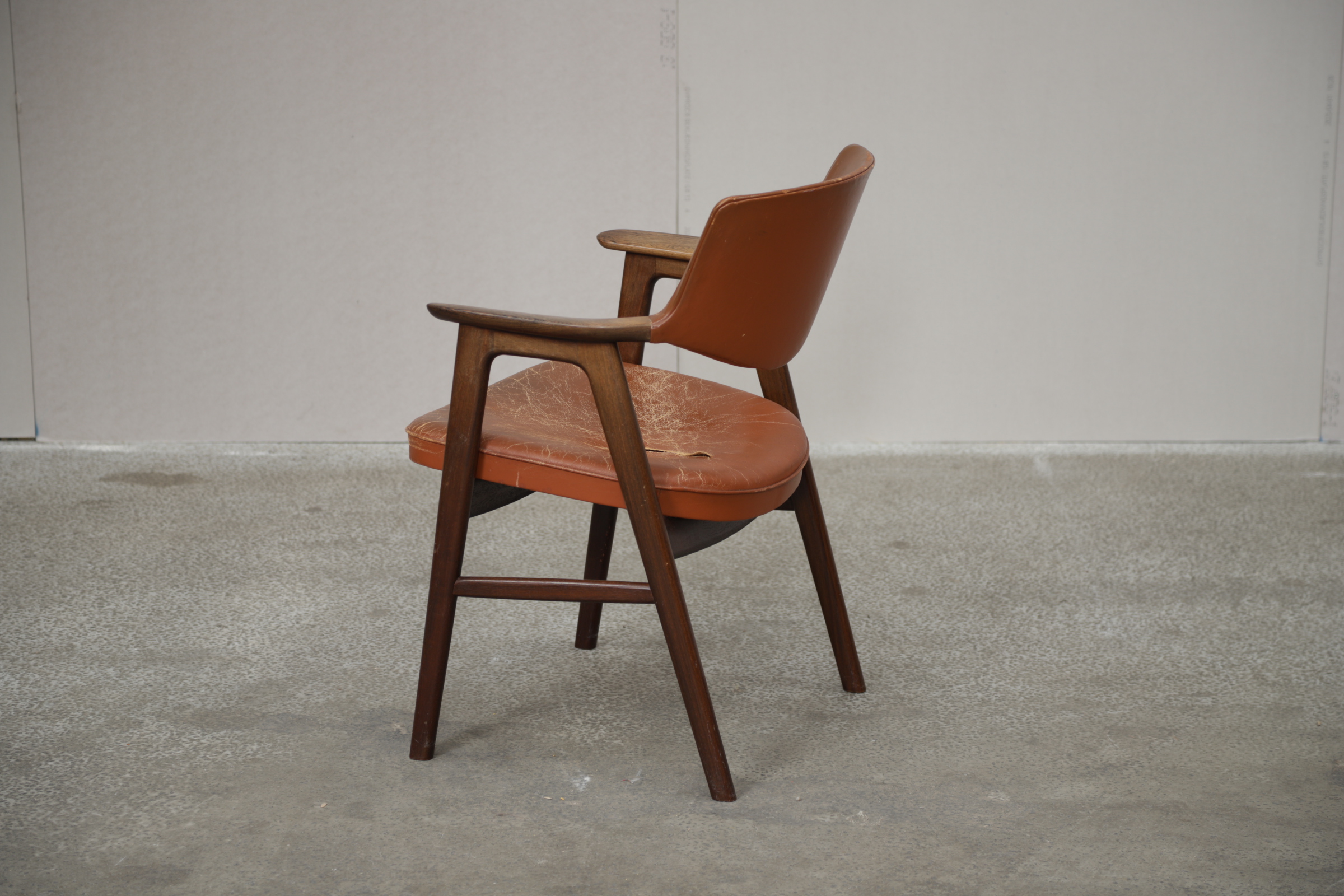 Armstol i palisander, Erik Kirkegaard model 43, Høng Stolefabrik - Image 8