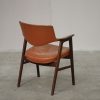 Armstol i palisander, Erik Kirkegaard model 43, Høng Stolefabrik