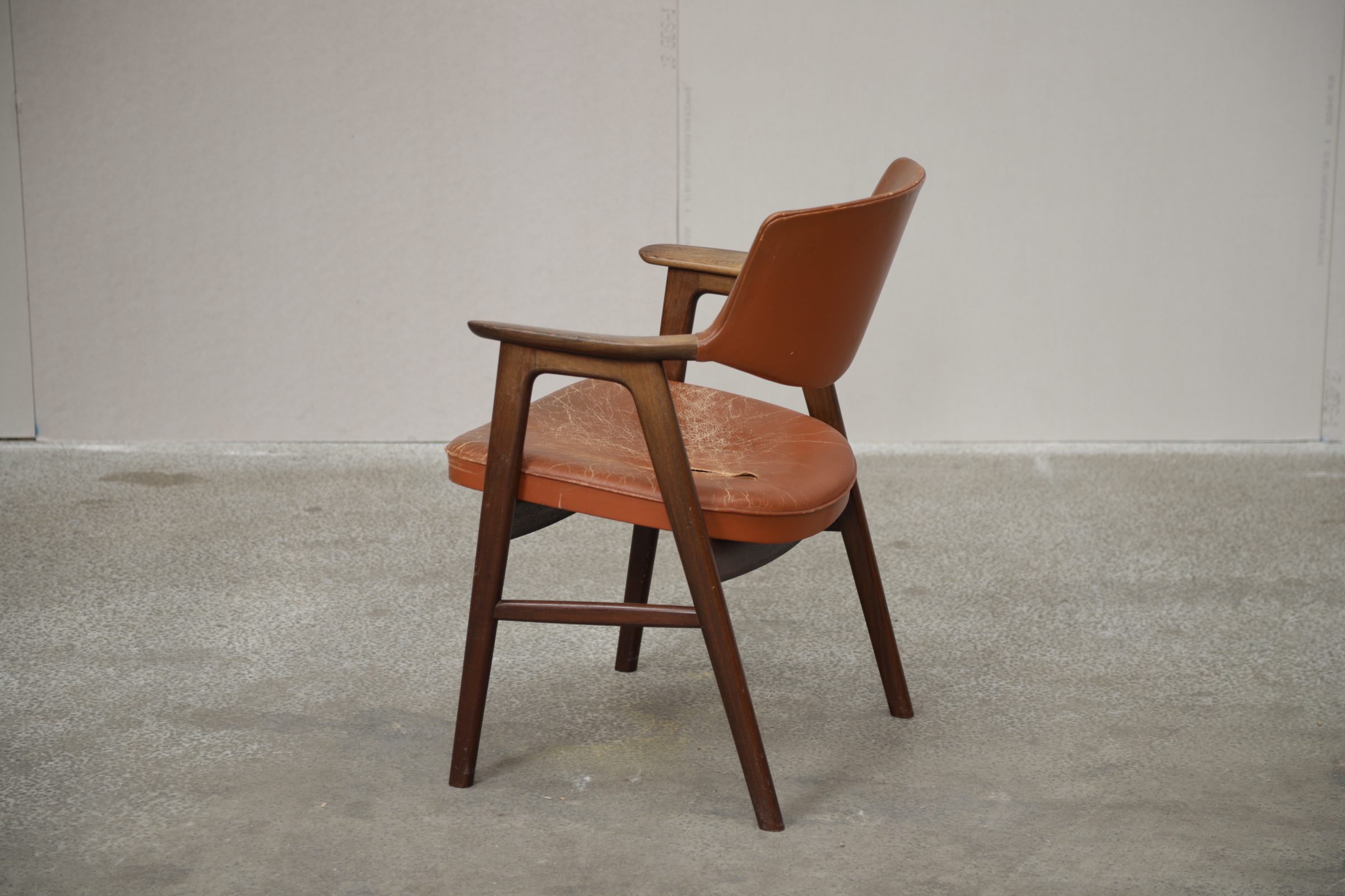 Armstol i palisander, Erik Kirkegaard model 43, Høng Stolefabrik - Image 3