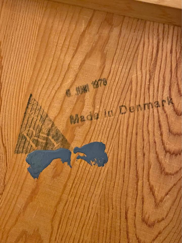 Sofabord, malet fyrretræ, Wegner, RY