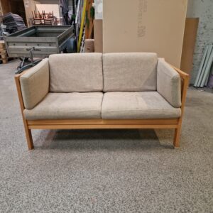 Topersoners sofa i bøgetræ med fransk flet - Image 2