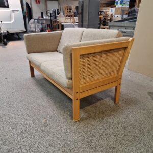 Topersoners sofa i bøgetræ med fransk flet - Image 3