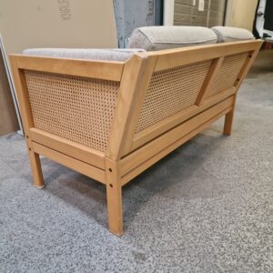 Topersoners sofa i bøgetræ med fransk flet - Image 8