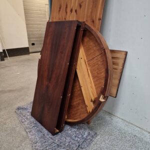 Rundt spisebord i palisander med tre tillægsplader, Harry Østergaard - Image 2